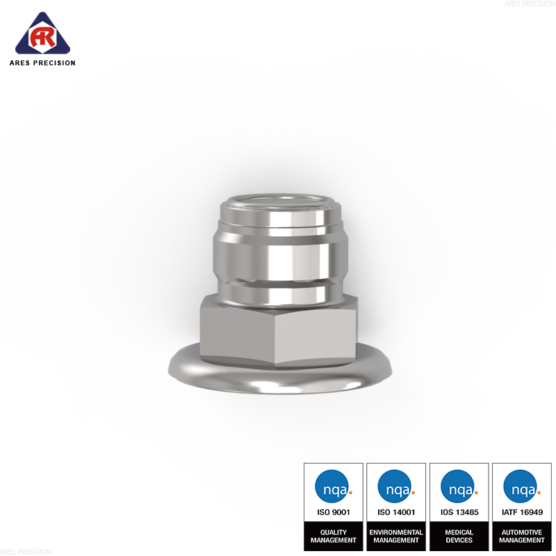 VCR 金属垫片面密封接头 - 东莞精密CNC加工厂