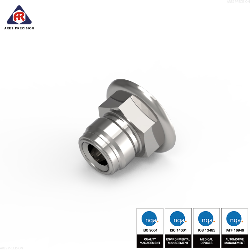 不锈钢VCR高纯度气体接头-CNC加工